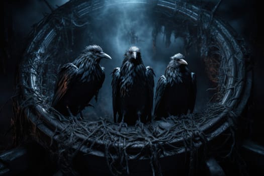 Enter the realm of fantasy and encounter the cursed wereravens, unfortunate beings caught in an eternal cycle of shifting between human and raven forms.