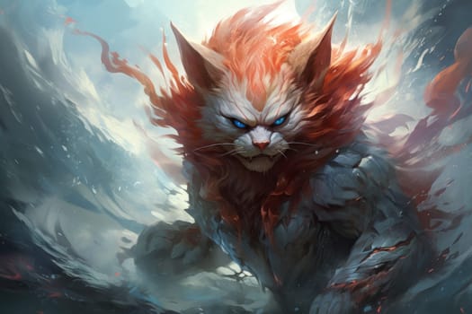 Witness the power and majesty of the ferocious thundercats in this captivating illustration crafted by a professional visual artist.