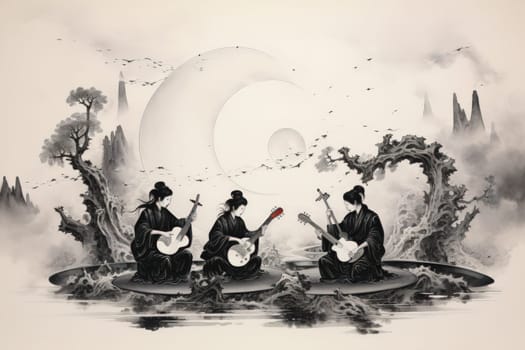In the realm of fantasy, celestial harpists are ethereal beings whose music transcends the mortal plane and reaches the celestial realms.