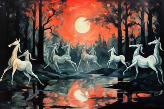 Embark on a mystical journey where elusive centaurs, with their ethereal grace, gallop through moonlit meadows.