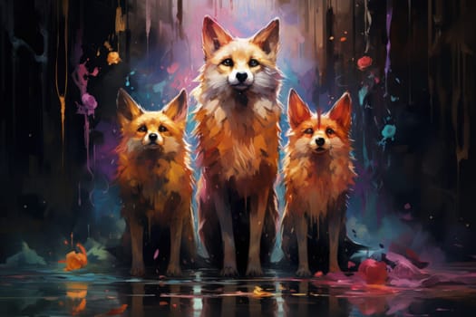 Enter the enchanting realm of the curious spirit foxes, mystical creatures that possess the ability to effortlessly traverse between the ethereal spirit world and the tangible physical realm.