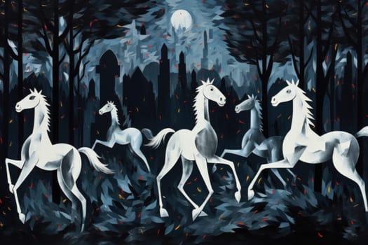 Embark on a mystical journey where elusive centaurs, with their ethereal grace, gallop through moonlit meadows.