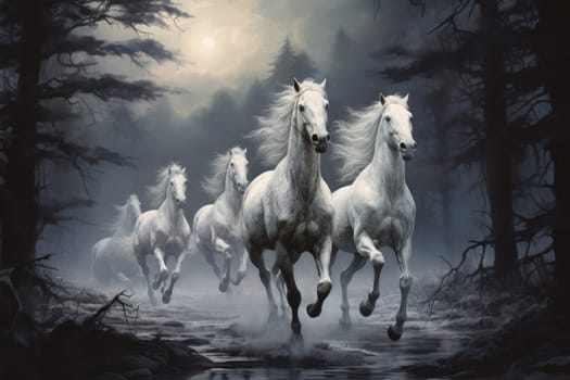 Embark on a mystical journey where elusive centaurs, with their ethereal grace, gallop through moonlit meadows.