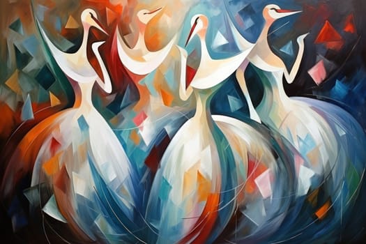 Step into a realm of enchantment and behold the mesmerizing beauty of elegant swan maidens.