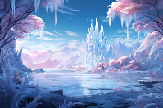Immerse yourself in the enchanting world of fantasy and witness the elegance of the frost faeries.