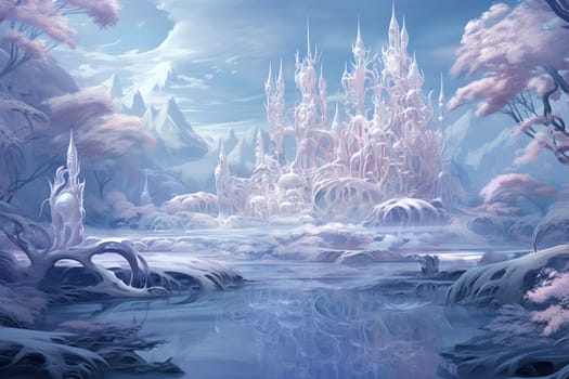 Immerse yourself in the enchanting world of fantasy and witness the elegance of the frost faeries.