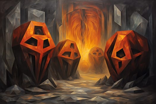 Witness the awe-inspiring power of the elemental realm with this captivating illustration by a professional visual artist.