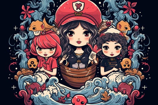Set sail on a thrilling adventure where daring pirate captains navigate through enchanted seas.