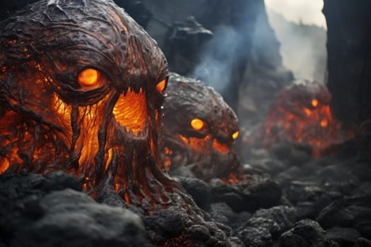 Witness the awe-inspiring power of the elemental realm with this captivating illustration by a professional visual artist.