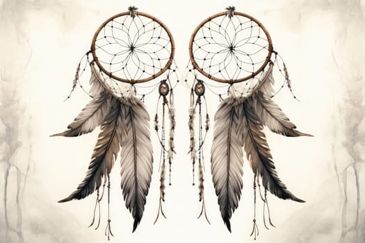 Immerse yourself in the magical realm of fantasy with this enchanting illustration of gossamer-winged dreamcatchers.