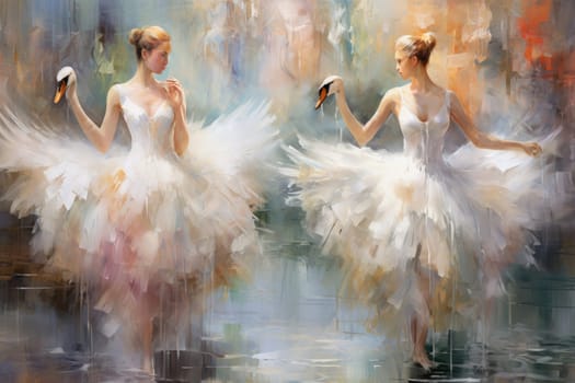 Step into a realm of enchantment and behold the mesmerizing beauty of elegant swan maidens.