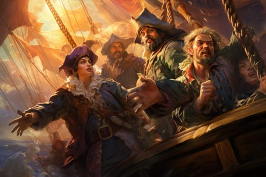 Set sail on a thrilling adventure where daring pirate captains navigate through enchanted seas.
