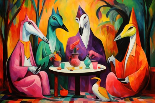 Enter a whimsical world where charming talking animals, with their enchanting voices and wisdom, offer sage advice to those in need.