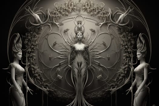 Immerse yourself in a world of fantasy where elven archers stand tall, their keen eyes piercing through the shadows.