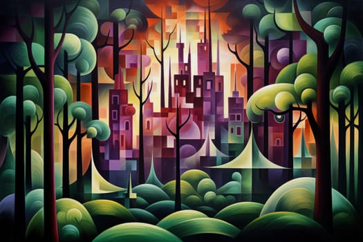 Journey through mystical forests filled with enchanted flora and sentient, conversing trees, where reality seamlessly intertwines with fantasy.