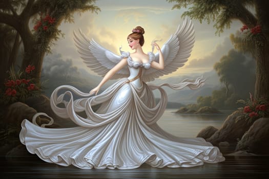 Step into a realm of enchantment and behold the mesmerizing beauty of elegant swan maidens.