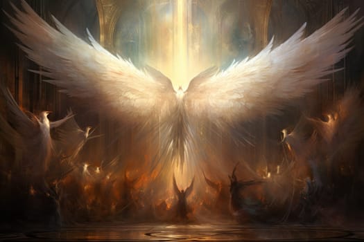 In the realm of fantasy, celestial beings captivate with their ethereal presence. These radiant creatures, adorned with wings of pure light, embody grace and purity.