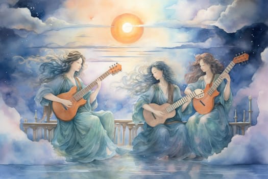 In the realm of fantasy, celestial harpists are ethereal beings whose music transcends the mortal plane and reaches the celestial realms.