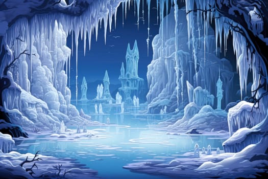 Immerse yourself in the enchanting world of fantasy and witness the elegance of the frost faeries.