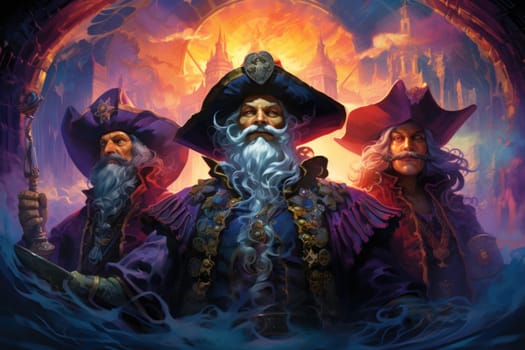 Set sail on a thrilling adventure where daring pirate captains navigate through enchanted seas.