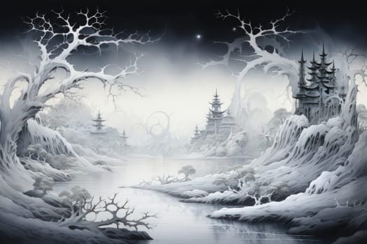 Immerse yourself in the enchanting world of fantasy and witness the elegance of the frost faeries.