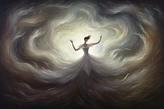 Immerse yourself in the enchanting world of fantasy as you witness the ethereal dance of graceful sylphs, ethereal beings of air and wind.