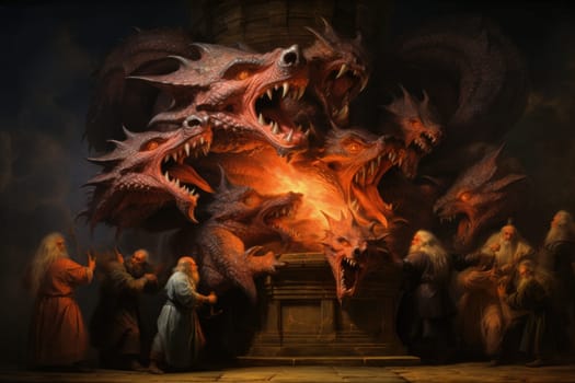 Enter the realm of fantasy and behold the mighty fire-breathing drakes, smaller yet equally formidable relatives of dragons.