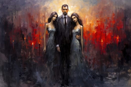 Step into a world where hauntingly beautiful vampires captivate with their ethereal allure.