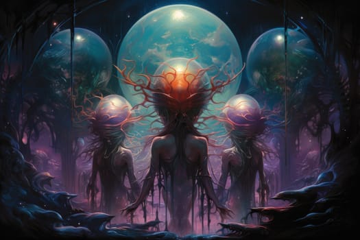 Delve into the realm of fantasy and witness the mesmerizing presence of elusive water elementals.