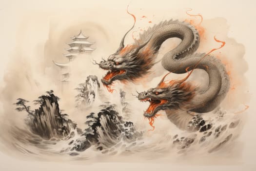 Enter the realm of fantasy and behold the mighty fire-breathing drakes, smaller yet equally formidable relatives of dragons.