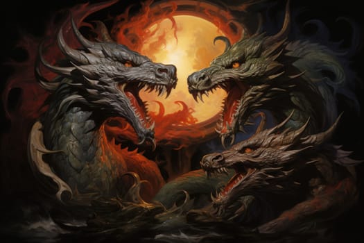 Enter the realm of fantasy and behold the mighty fire-breathing drakes, smaller yet equally formidable relatives of dragons.