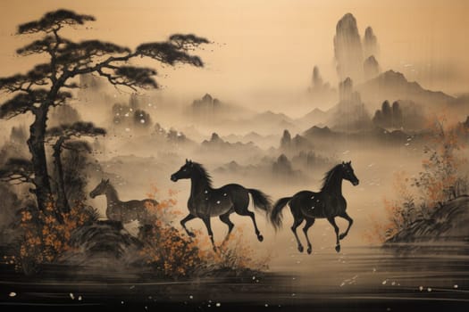 Embark on a mystical journey where elusive centaurs, with their ethereal grace, gallop through moonlit meadows.