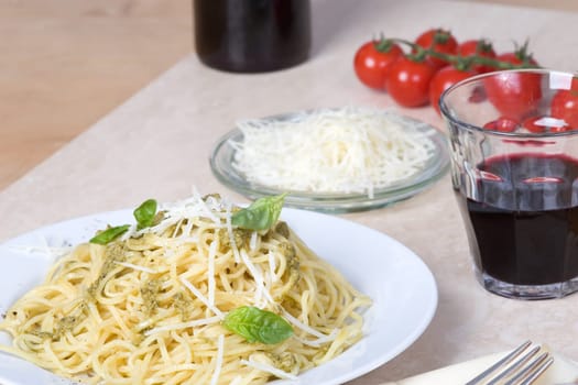 Spaghetti and Parmesan