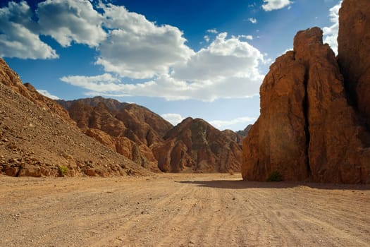 Clouds over Wadi Qnai
