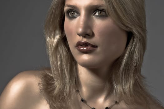 Portrait Of An Attractive Blond Woman