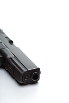 handgun closeup
