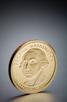 US America dollar coin George Washington