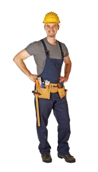 isolated handyman