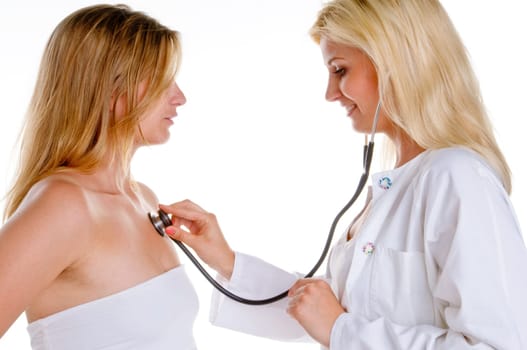 female doctor or woman doctor