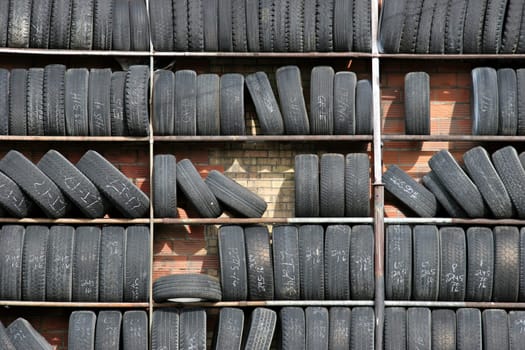 tires wall