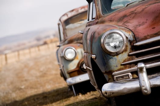 abandoned cars