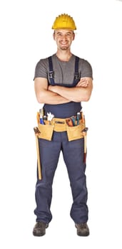 confident young handyman