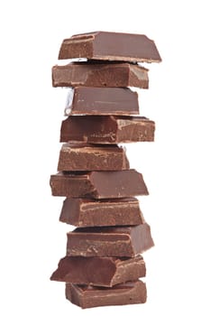 Blocks of chocolate