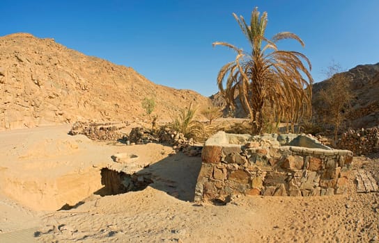 Watering hole in Wadi Arad