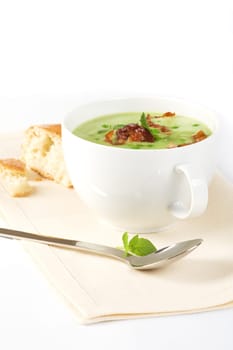 Soup with peas