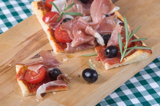 Pizza and corner
