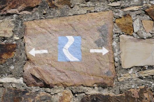 Signpost on the Rheinsteig