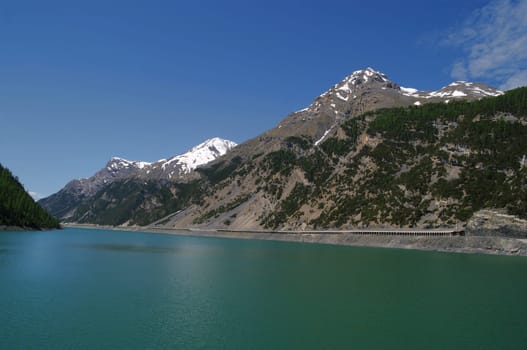 Lake Luvina,Road,Lombardy,Livigno