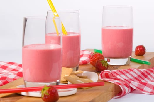 Three milkshakes