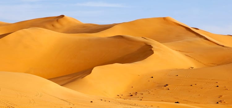 Sand dunes in the Sahara desert,Libya